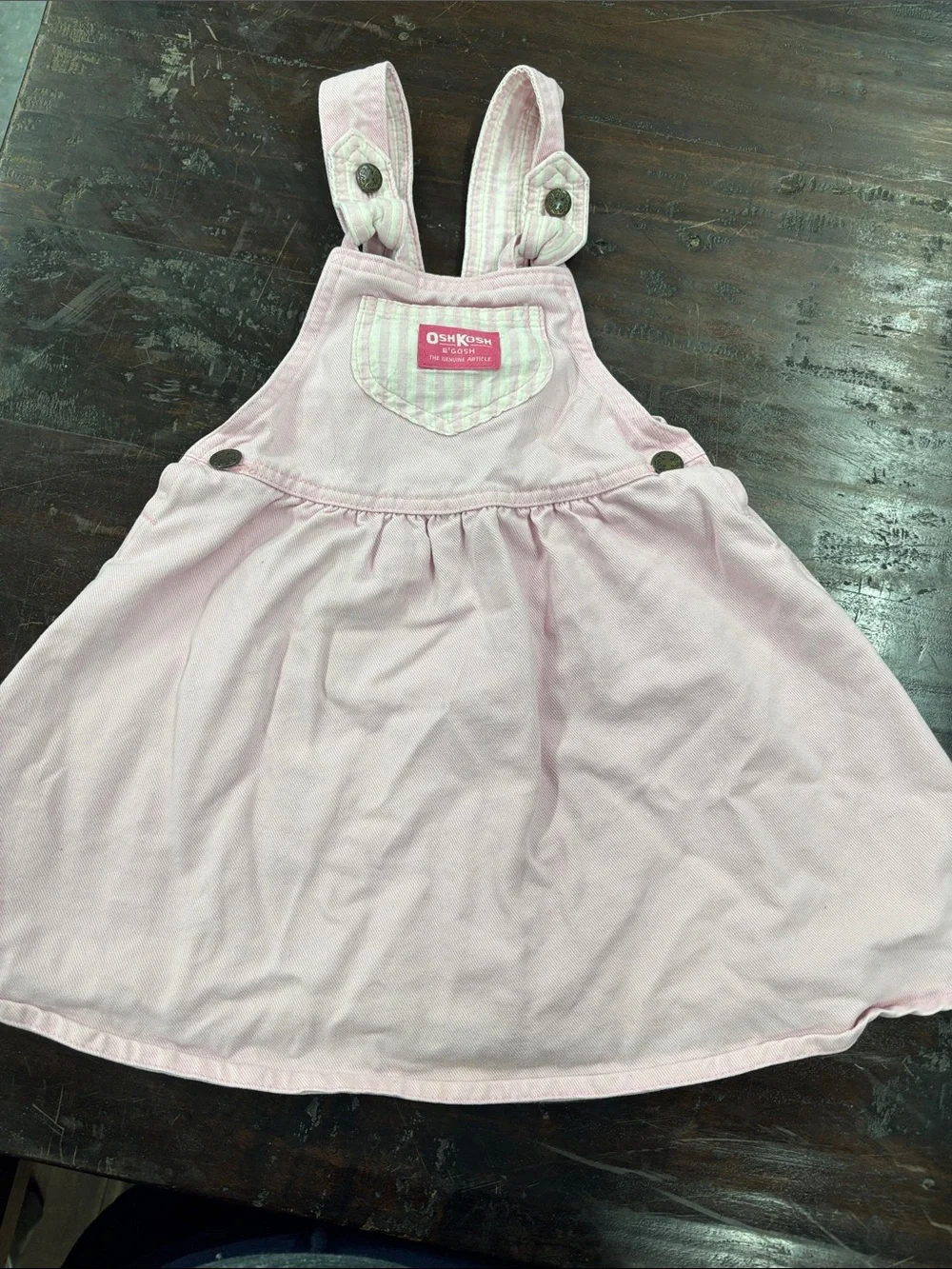 OshKosh B'gosh Light Pink Pinafore Dress